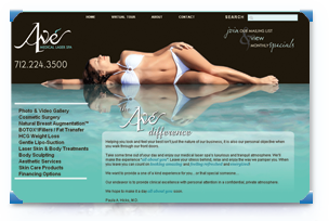 View Avé Medical Laser Spa's Final Website